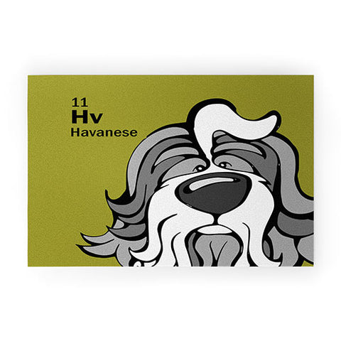 Angry Squirrel Studio Havanese 11 Welcome Mat