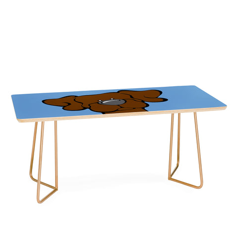 Angry Squirrel Studio Lab 32 Chocolate Lab Coffee Table