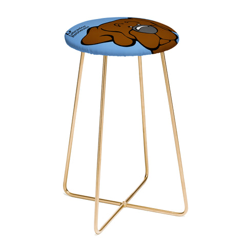 Angry Squirrel Studio Lab 32 Chocolate Lab Counter Stool