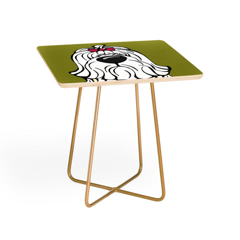 Angry Squirrel Studio Maltese 12 Side Table