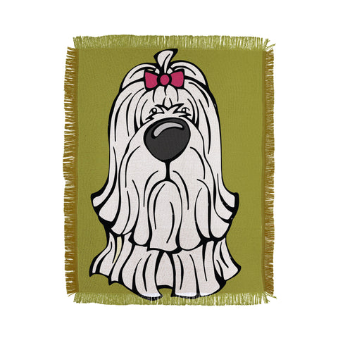 Angry Squirrel Studio Maltese 12 Throw Blanket