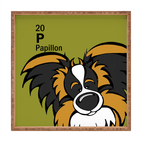 Angry Squirrel Studio Papillon 20 Square Tray