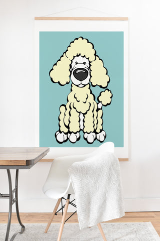 Angry Squirrel Studio Poodle 31 Art Print And Hanger