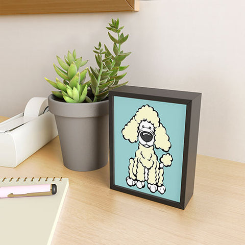 Angry Squirrel Studio Poodle 31 Framed Mini Art Print