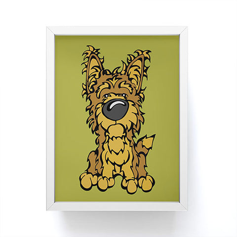 Angry Squirrel Studio Yorkshire Terrier 38 Framed Mini Art Print
