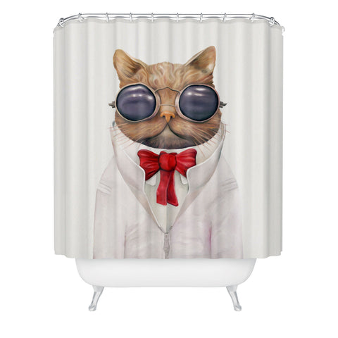 Animal Crew Astro Cat Shower Curtain