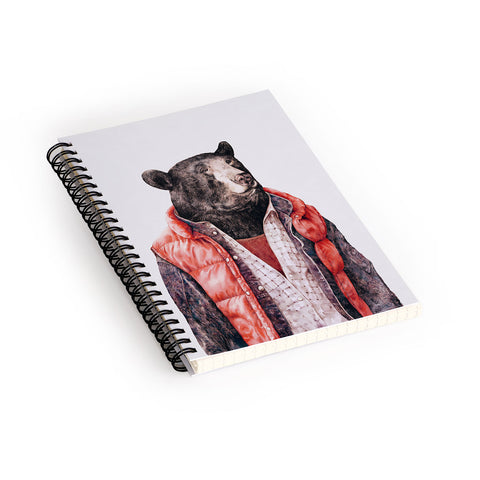 Animal Crew Black Bear Spiral Notebook