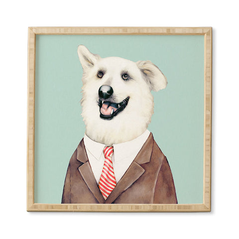 Animal Crew Happy Dog Framed Wall Art