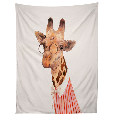 Animal Crew Lady Giraffe Tapestry
