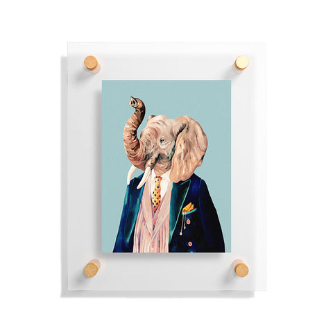 Animal Crew Mr Elephant Floating Acrylic Print