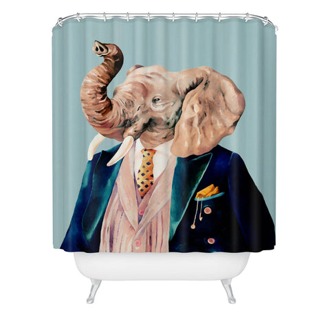 Animal Crew Mr Elephant Shower Curtain