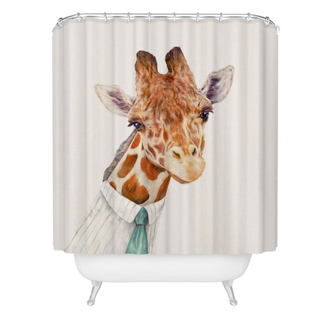 Animal Crew Mr Giraffe Shower Curtain