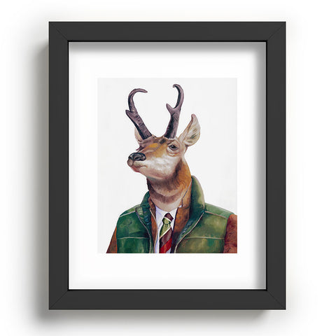 Animal Crew Pronghorn Deer Recessed Framing Rectangle