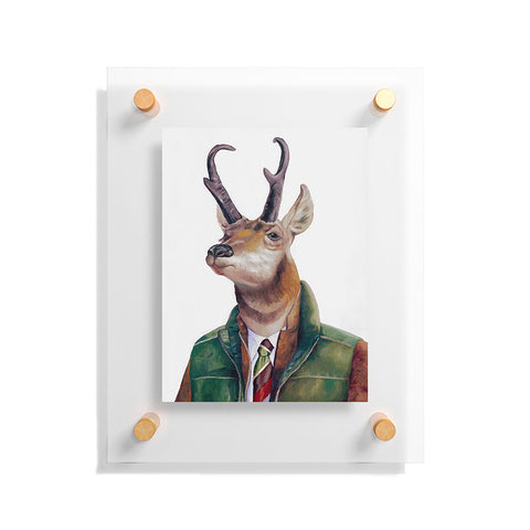 Animal Crew Pronghorn Deer Floating Acrylic Print