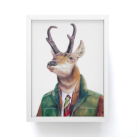 Animal Crew Pronghorn Deer Framed Mini Art Print