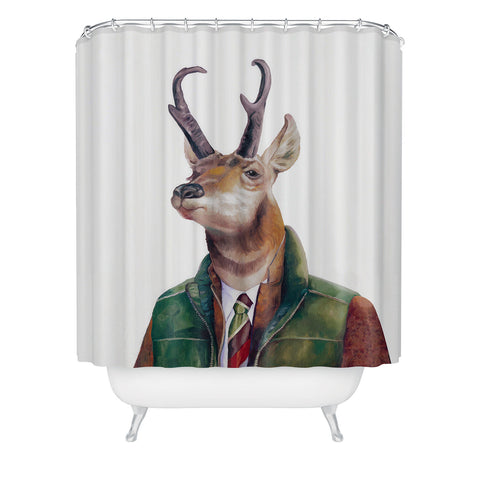 Animal Crew Pronghorn Deer Shower Curtain