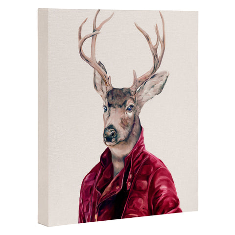 Animal Crew Red Deer Art Canvas