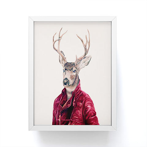 Animal Crew Red Deer Framed Mini Art Print