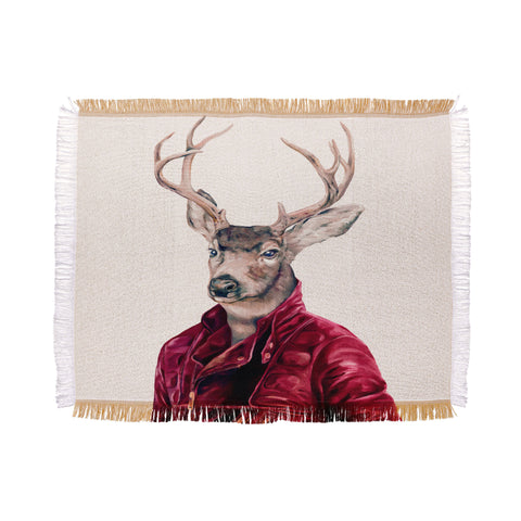 Animal Crew Red Deer Throw Blanket