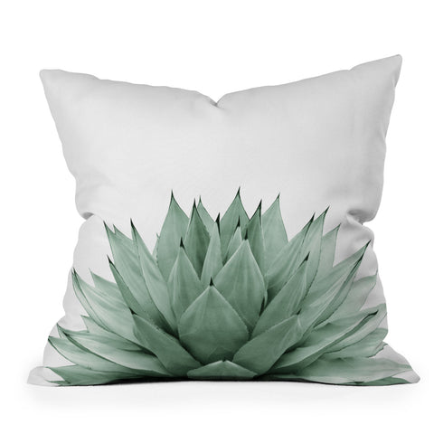 Anita's & Bella's Artwork Agave Green Summer Vibes Throw Pillow