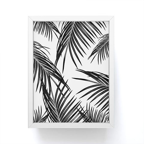 Anita's & Bella's Artwork Black Palm Leaves Dream 1 Framed Mini Art Print