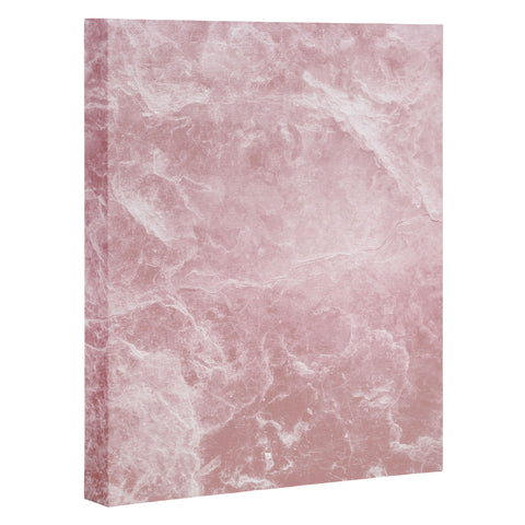 Anita's & Bella's Artwork Enigmatic Blush Pink Marble 1 Art Canvas