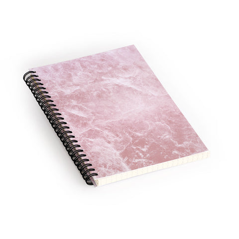 Anita's & Bella's Artwork Enigmatic Blush Pink Marble 1 Spiral Notebook