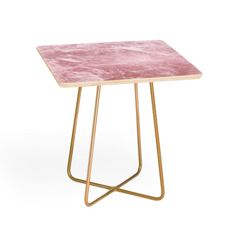 Anita's & Bella's Artwork Enigmatic Blush Pink Marble 1 Side Table