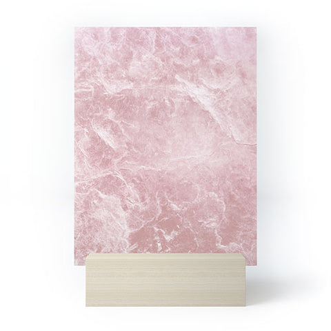 Anita's & Bella's Artwork Enigmatic Blush Pink Marble 1 Mini Art Print