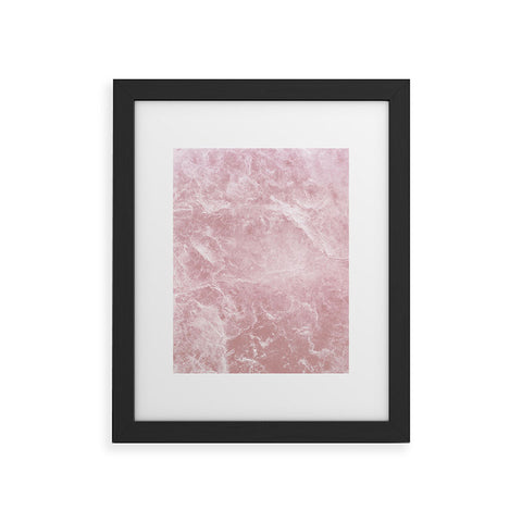Anita's & Bella's Artwork Enigmatic Blush Pink Marble 1 Framed Art Print