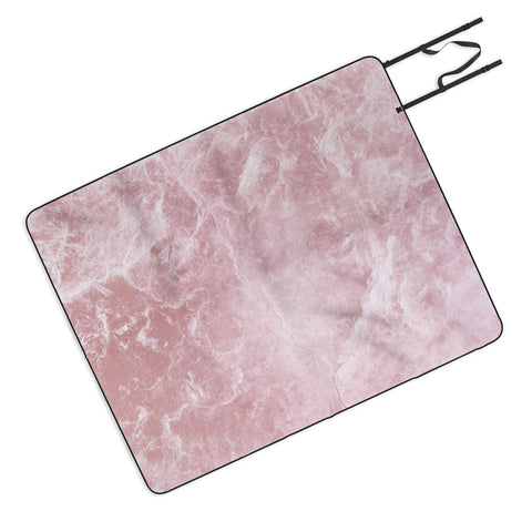 Anita's & Bella's Artwork Enigmatic Blush Pink Marble 1 Picnic Blanket
