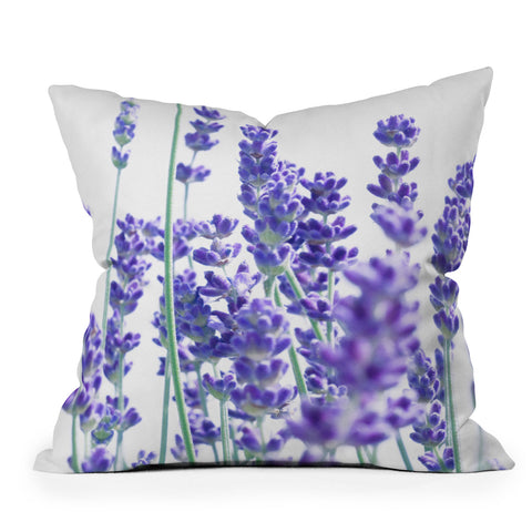Anita's & Bella's Artwork Fresh Lavender 1 Outdoor Throw Pillow