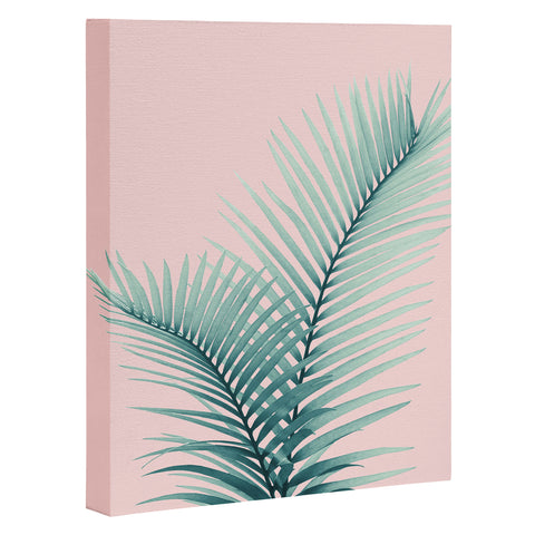 Anita's & Bella's Artwork Intertwined Palm Leaves in Love Art Canvas
