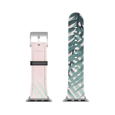 Anita's & Bella's Artwork Intertwined Palm Leaves in Love Apple Watch Band