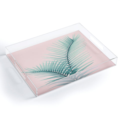 Anita's & Bella's Artwork Intertwined Palm Leaves in Love Acrylic Tray