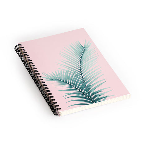 Anita's & Bella's Artwork Intertwined Palm Leaves in Love Spiral Notebook