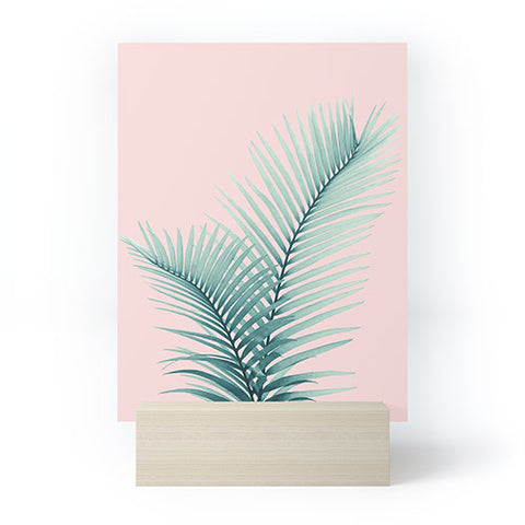 Anita's & Bella's Artwork Intertwined Palm Leaves in Love Mini Art Print