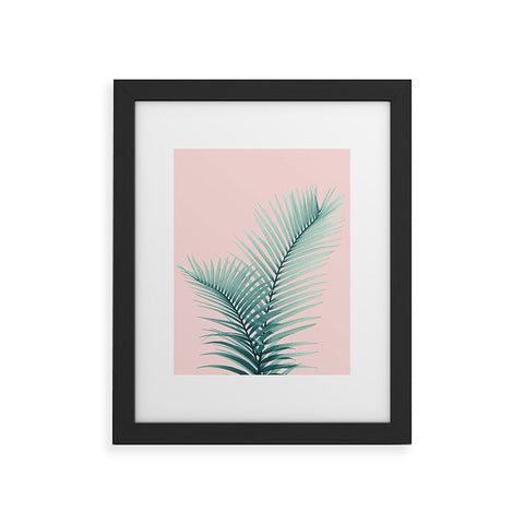 Anita's & Bella's Artwork Intertwined Palm Leaves in Love Framed Art Print