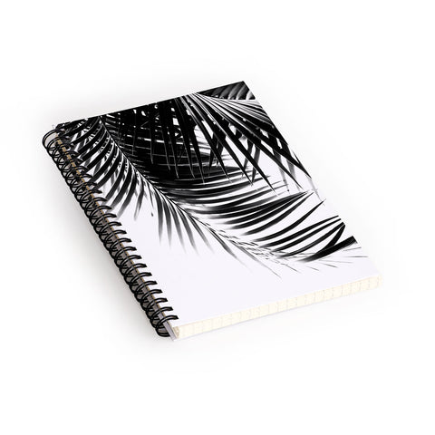 Anita's & Bella's Artwork Palm Leaves BW Vibes 1 Spiral Notebook