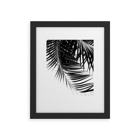 Anita's & Bella's Artwork Palm Leaves BW Vibes 1 Framed Art Print