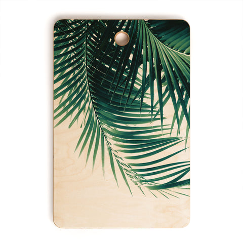 Anita's & Bella's Artwork Palm Leaves Green Vibes 4 Cutting Board Rectangle