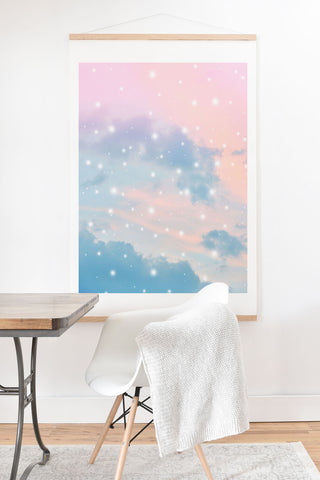 Anita's & Bella's Artwork Pastel Cosmos Dream 2 Art Print And Hanger