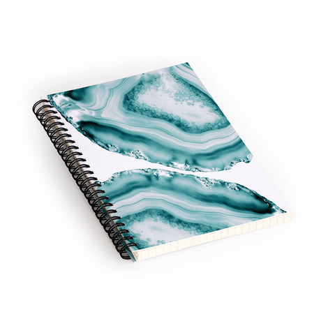 Anita's & Bella's Artwork Soft Turquoise Agate 1 Spiral Notebook