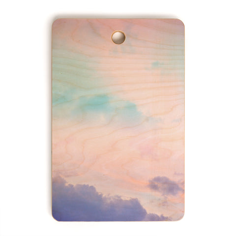 Anita's & Bella's Artwork Unicorn Pastel Clouds 5 Cutting Board Rectangle