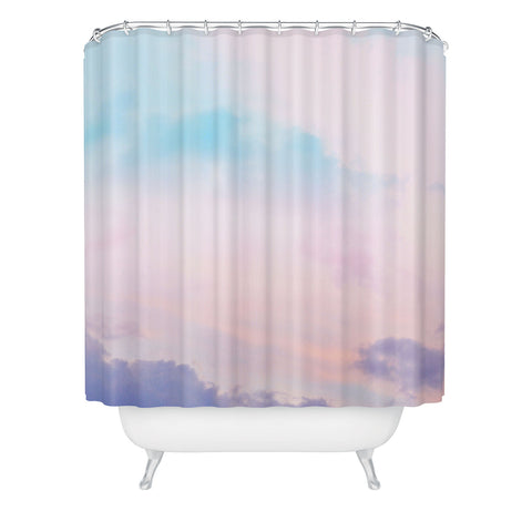 Anita's & Bella's Artwork Unicorn Pastel Clouds 5 Shower Curtain