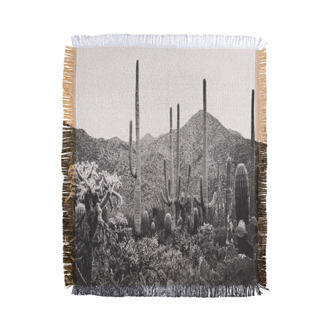 Ann Hudec A Gathering of Cacti Throw Blanket