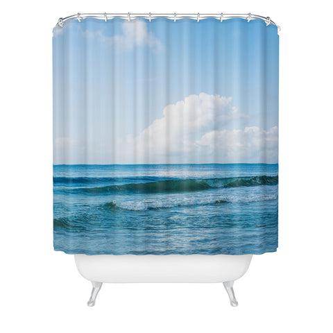 Ann Hudec Blue Heaven Shower Curtain
