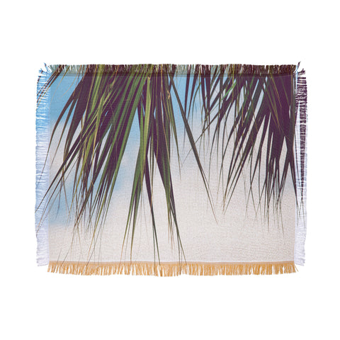 Ann Hudec Cabana Life x Palm Trees Throw Blanket