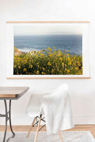Ann Hudec Coastal Wildflowers Art Print And Hanger
