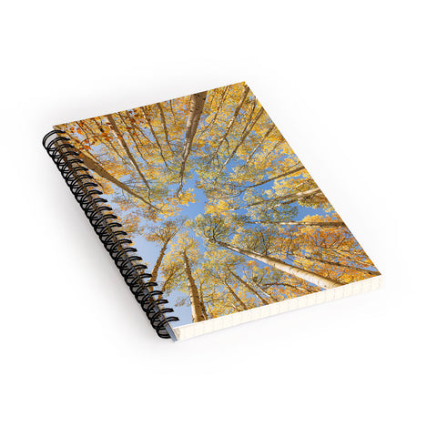 Ann Hudec Colorado Autumn Aspens Spiral Notebook